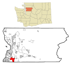 Location of North Creek, Washington