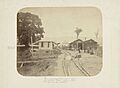 Spoorwegstation Kraton te Kota Radja, het huidige Banda Aceh, anoniem, 1870 - 1900 - Rijksmuseum
