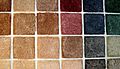 Swatches of carpet 1