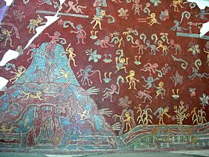 Tepantitla Mountain Stream mural Teotihuacan (Luis Tello)