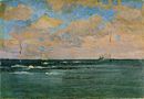 The Bathing Posts, Brittany by James McNeill Whistler, 1893