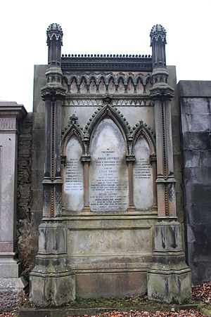 The gothic masterpiece to David Jeffrey (1817-1905), Dean Cemetery