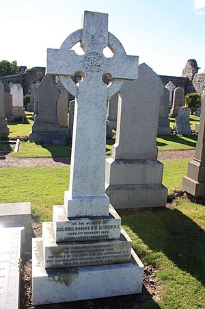 The grave of Col Robert H M Aitken, Eastern Cemetery, St Andrews
