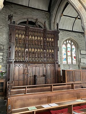 The pipe organ in St Eustachius' Church, Tavistock