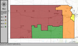 Image: United States Congressional Districts in Kansas, since 2013
