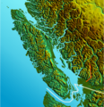 Vancouver Island-reliefPittRiver