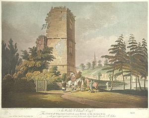 View of Wilton Castle by E. Dayes 1797