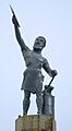 Vulcan statue Birmingham AL 2008 snow retouched