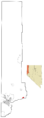 Washoe County Nevada Incorporated and Unincorporated areas Wadsworth Highlighted