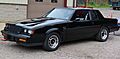 1987 Buick Regal Grand National, front left (2022 Back to the 50's Weekend)