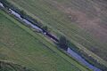 Aerial photograph of Louth Canal, Willows Lock
