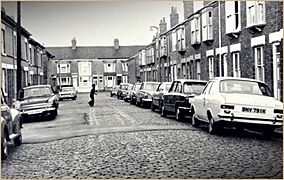 Agar Street, Belgrave, Leicester in 1976