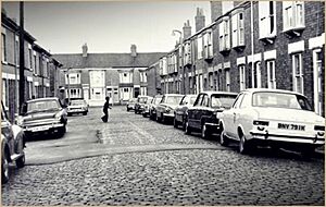 Agar Street, Belgrave, Leicester in 1976