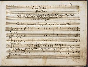 Alessandro Scarlatti - Griselda. (BL Add MS 14168 f. 5r) crop