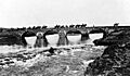 Australian artillery crossing the Leontes River (AWM H11659)