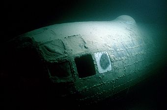 B-29 Superfortress Submerged in Lake Mead (19106697224).jpg