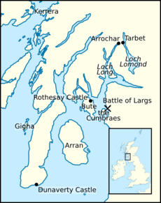 Battle of Largs (map)