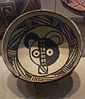 Bowl. Koshari Kachina Mask. Ancestral Pueblo Culture. Brooklyn Museum