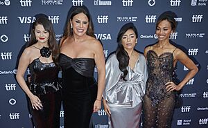 Cast of Emilia Perez at TIFF 2024 the 2024 Toronto International Film Festival (cropped)