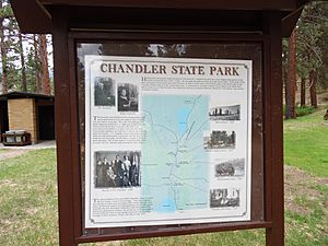 Chandler State Park Sign, Oregon
