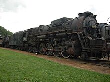 Chesapeake & Ohio No. 2707 at the Illinois Railway Museum August 2014.jpg