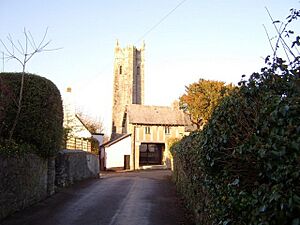 Church and lychgate, Bickington - geograph.org.uk - 1073227