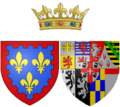 Coat of arms of Marie Thérèse of Savoy as Countess of Artois