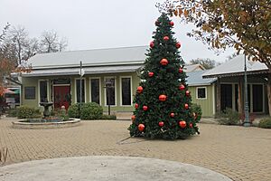 Comfort, TX, Town Square at Christmas IMG 0353