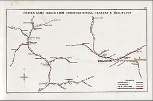 Craven Arms, Marsh Farm, Stretford Bridge, Tenbury & Wellington RJD 19
