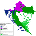 Croatian dialects in Cro and BiH 1