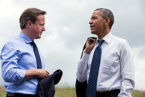 David Cameron and Barack Obama at G8 summit, 2013
