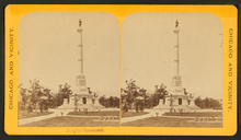 Douglas monument, from Robert N. Dennis collection of stereoscopic views