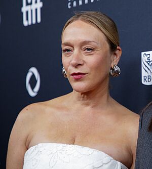Durga Chew-Bose, the director, and Chloë Sevigny, an actor, at the 2024 Toronto International Film Festival (TIFF) in Toronto, Canada. 02 (cropped).jpg