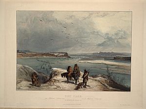 Fort Clack on the Missouri february 1834 0048v