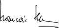 François Fillon Signature