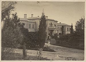 Government House, Adelaide, 1865