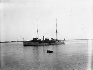 HMS Thistle, 1st Class Gunboat at the China Station 1910 - 1912 Q114767.jpg