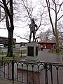 Hiker at Tompkinsville Park in Staten, NY