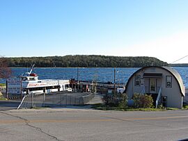 Island Clipper ferry at Gills Rock