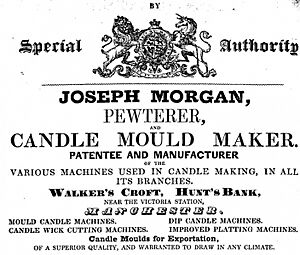 Joseph Morgan candle maker