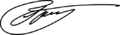 Leon Panetta Sig