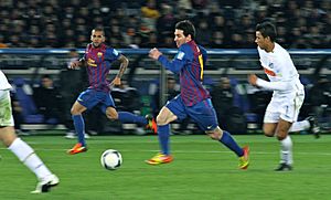 Lionel Messi Player of the Year 2011 running