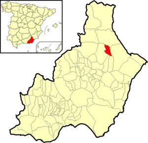 Location in Almería