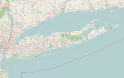 Location of Lake Ronkonkoma on Long Island.