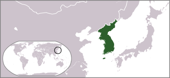 Territory of Joseon after Jurchen conquest of King Sejong