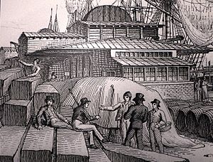 London Dock Custom and Excise 1820