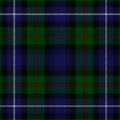 Loyal Clan Donnachie Volunteers (Robertson Hunting) tartan, centred, zoomed out