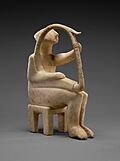Male harp player of the early Spedos type - Getty Museum (85.AA.103)