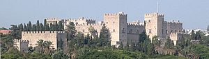 Palace of the Grand Master in the city of Rhodes