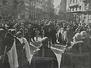 Manuel Polo y Peyrolon funeral